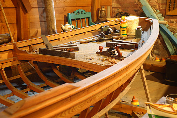 istock Wooden boats mill 182505887
