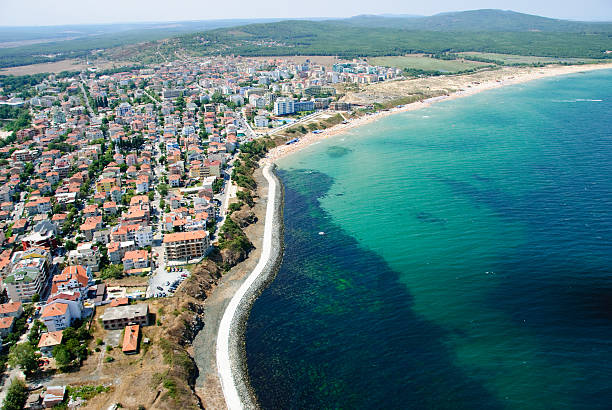 istock Aerial view of bay 182505952