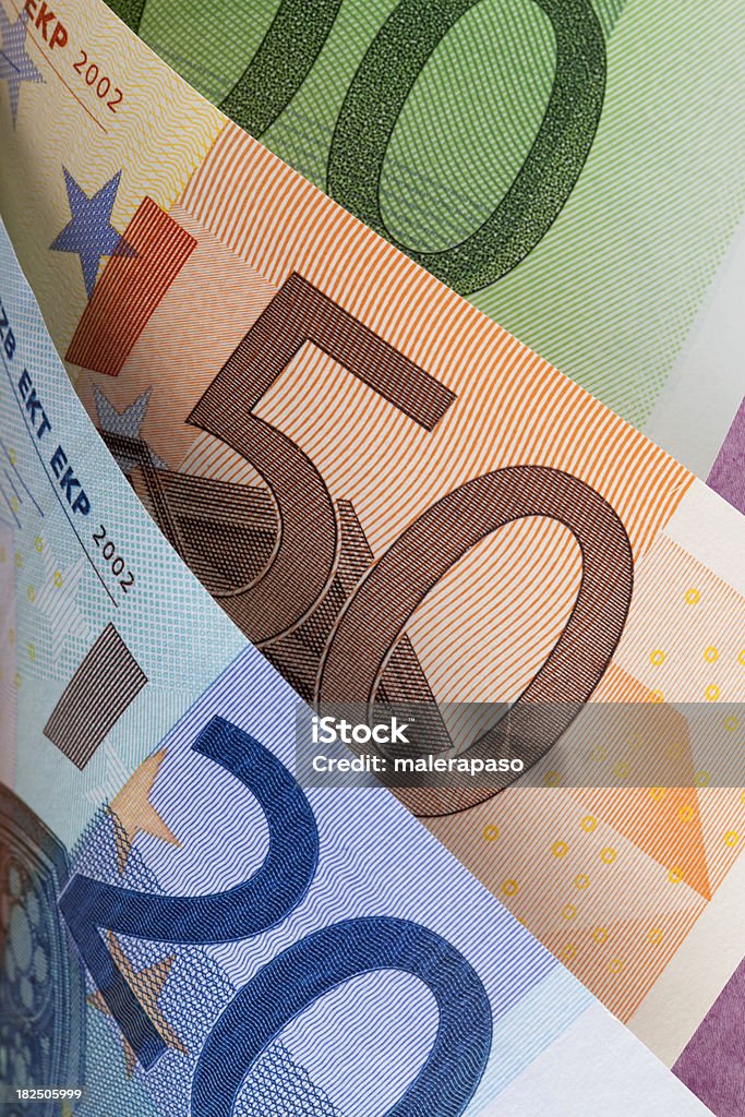 Notas de Euro - Royalty-free Atividade bancária Foto de stock