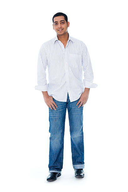 istock Casual Man Isolated on White 182506115