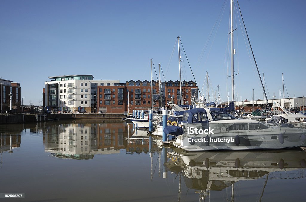 Hull Marina A wide-angled view of Hull marina. Marina Stock Photo