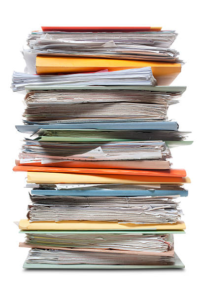 File folders. A stack of file folders. Similar photographs from my portfolio: bureaucracy photos stock pictures, royalty-free photos & images