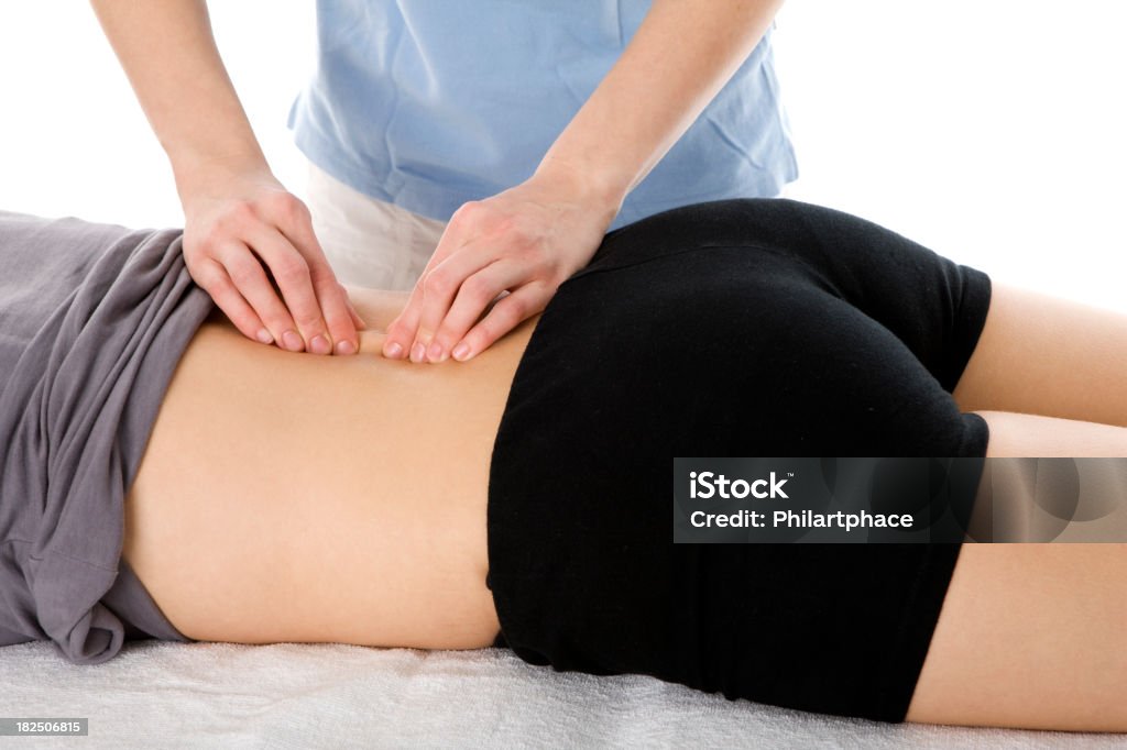 massage du dos - Photo de Beauté libre de droits