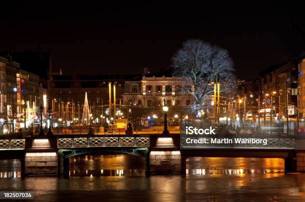 Stadtbrücke Bei Nacht Stockfoto und mehr Bilder von Weihnachten - Weihnachten, Göteborg, Schweden