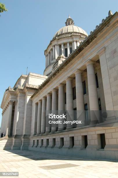 Capitol Building In Olympia Stock Photo - Download Image Now - Architectural Column, Architectural Dome, Architecture