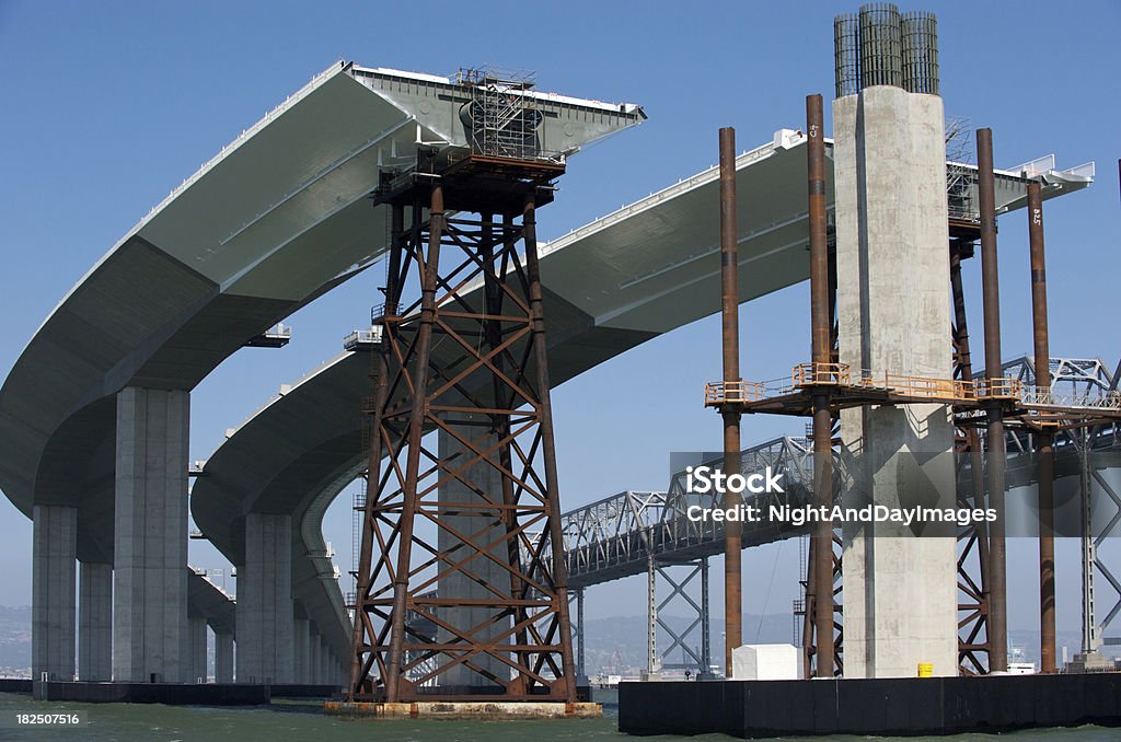 Construção de novos Bay Bridge - Royalty-free Indústria de construção Foto de stock
