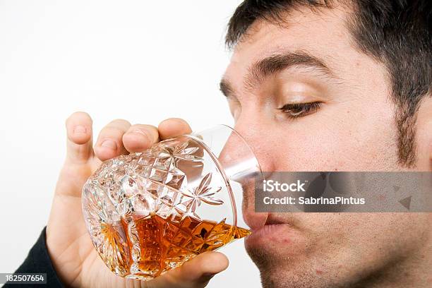 Man Drinking Alcohol Stock Photo - Download Image Now - Adolescence, Adult, Alcohol - Drink