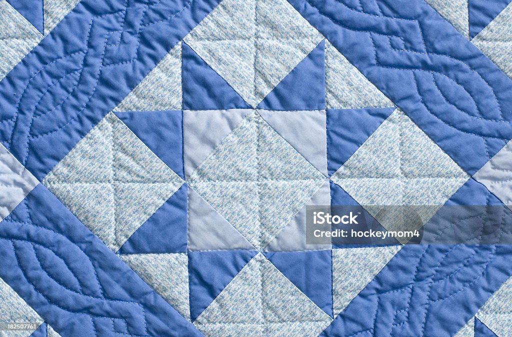 Ręcznie szyta Kołdra patchwork - Zbiór zdjęć royalty-free (Kołdra pikowana)