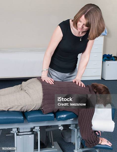 Back Work Chiropractic Series Stock Photo - Download Image Now - Adult, Adults Only, Alternative Medicine