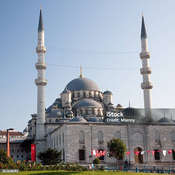 The New Mosque In Istanbul Turkey Stock Photo - Download Image Now - Architectural Dome, Architecture, Bosphorus