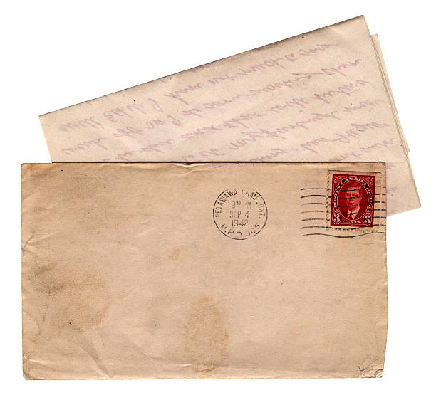 istock Envelope and letter from Petawawa Camp, Ontario, WW2 - 1942 182508103