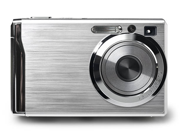 Digital Camera Compact digital camera on white. This file includes digital camera stock pictures, royalty-free photos & images