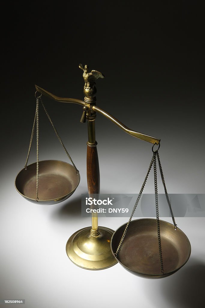 Justiz-Skala - Lizenzfrei Waage der Gerechtigkeit Stock-Foto