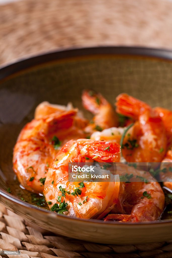 fried shrimp Color Image Stock Photo