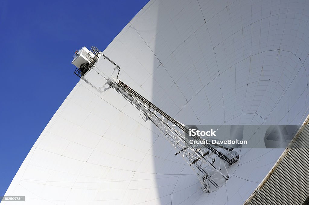 Radio Telescope "The antenna at the heart of a radio telescope, this one situated at Jodrell bank in the UK." Jodrell Bank Observatory Stock Photo