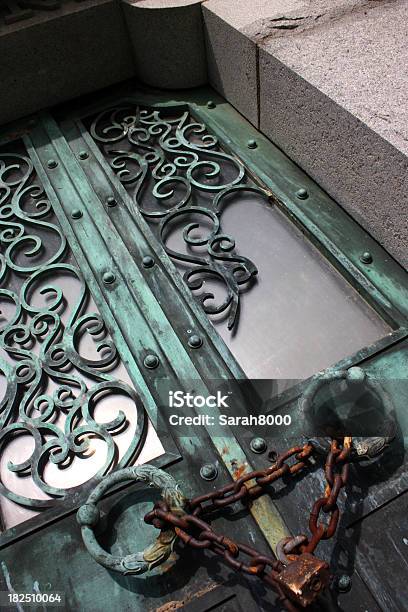 Door Of Mausoleum Stock Photo - Download Image Now - Abandoned, Aging Process, Antique