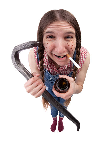 istock Redneck Holding Crow Bar And Beer 182510149