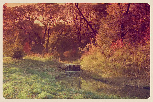 istock Prospect Park in Autumn - Vintage Postcard 182510429