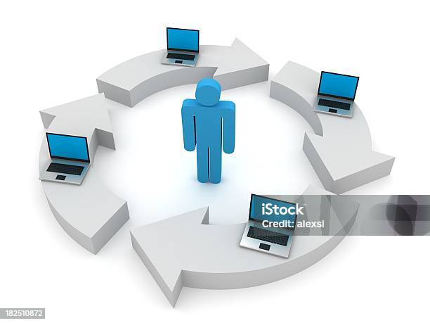 Data Flowchart Stock Photo - Download Image Now - Activity, Business, Busy