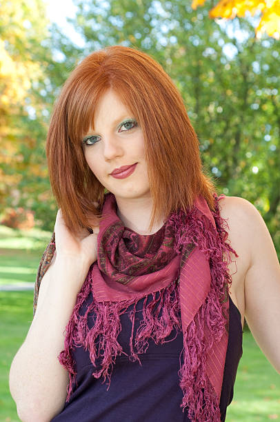 istock Young woman in park 182512069