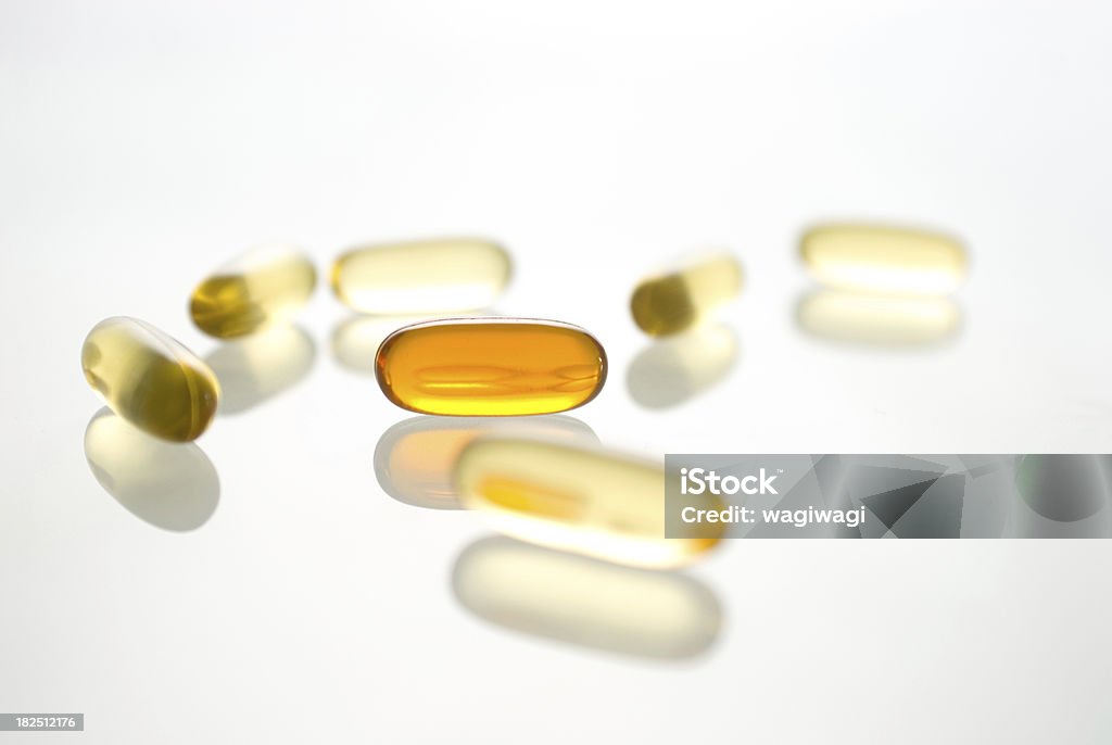 Vitamina gel - Foto stock royalty-free di Capsula