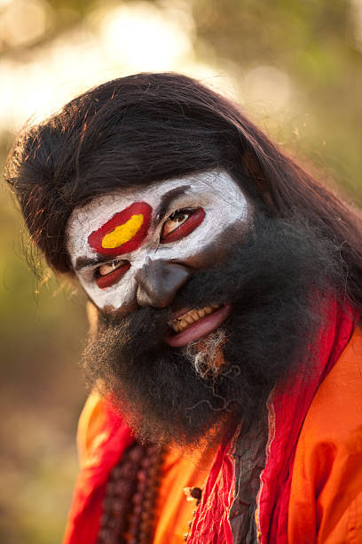 istock Crazy Sadhu in India 182512486