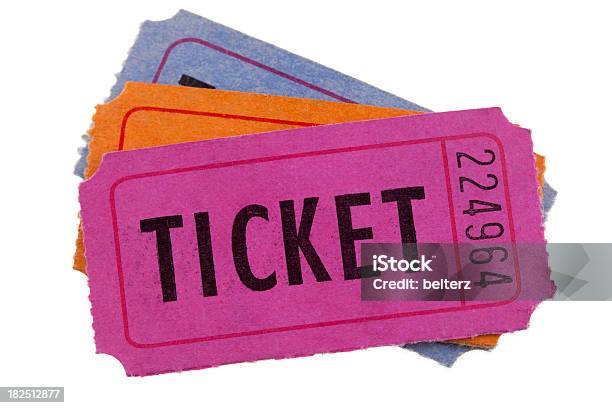 Tickets Stock Photo - Download Image Now - Heap, Ticket, Movie Ticket