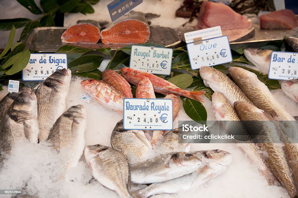 Mercado de pescado - Foto de stock de Pescadero - Oficio comerciante libre de derechos