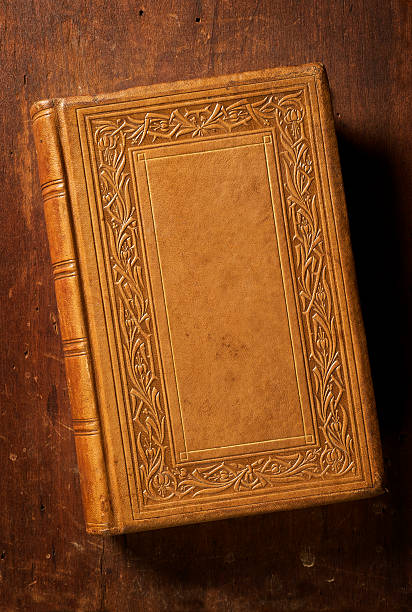 istock Antique Leather Book on Desk 182513051