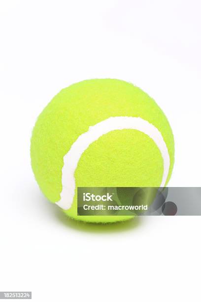 Pallina Da Tennis - Fotografie stock e altre immagini di Palla sportiva - Palla sportiva, Sfondo bianco, Tennis