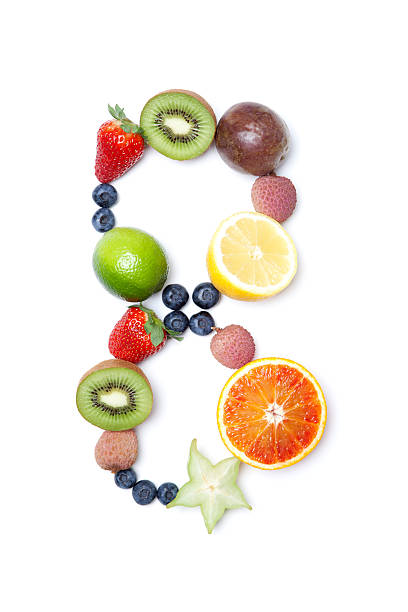 istock Number eight made of fruit 182513906