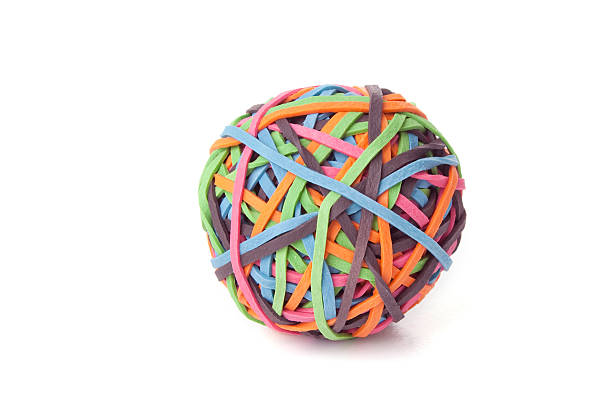 istock Colorful ball made of rubber bands (XL) 182514818