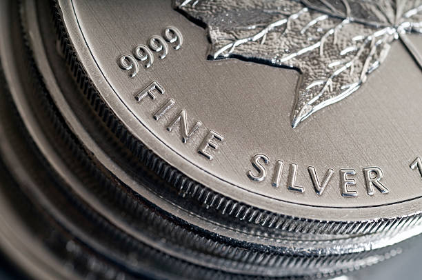 istock Pure silver bullion coins 182515853