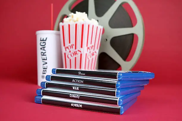 What kind of movies do you like Grab one of each and have a date night at home.