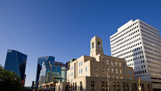 Downtown Regina, Saskatchewan Downtown Regina (The intersection of Victoria Avenue and Scarth Street)See more images of Saskatchewan: regina stock pictures, royalty-free photos & images