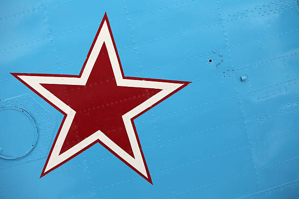 istock Red Star on Aircraft 182517917