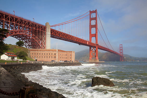 istock Fort point and Golden Gate Bridge (CA) 182518059