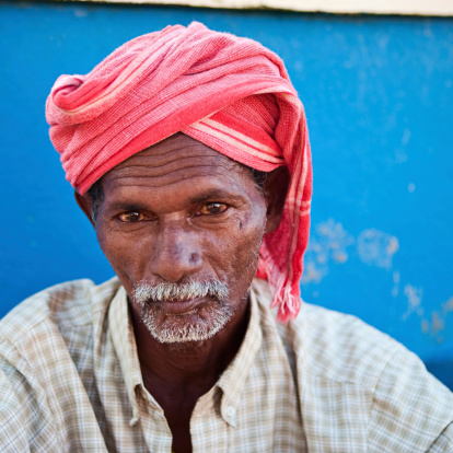Portrait of Indian fisherman, Kerala, India.http://bem.2be.pl/IS/rajasthan_380.jpg