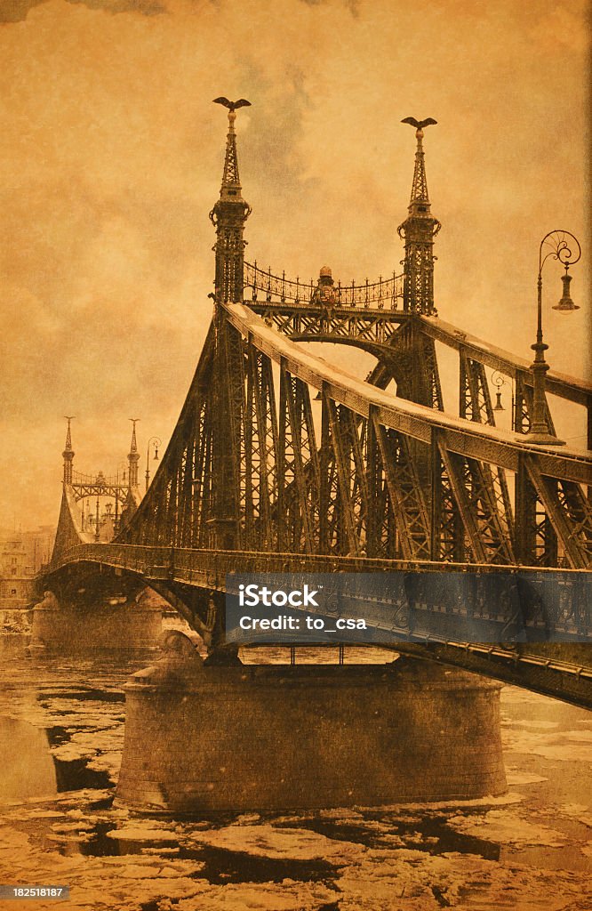 Мост Свободы (Szabadsághíd) в Будапеште, Венгрия - Стоковые фото Без людей роялти-фри