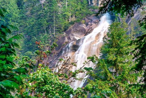 Shannon Waterfalls North of Vancouver, Canada