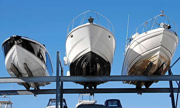 istock Boats in dry dock 182518286