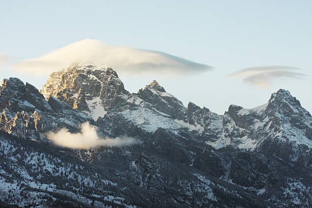 istock Lenticular Cloud Grand Teton Sunset 182518863