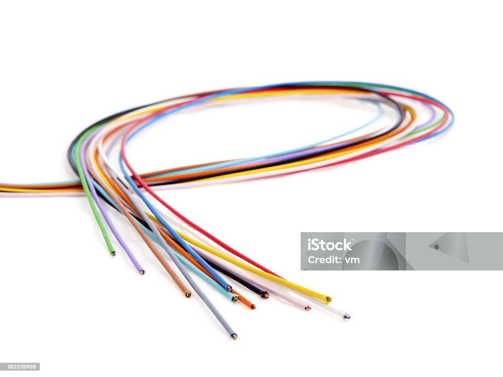Câbles optiques - Photo de Couleur libre de droits