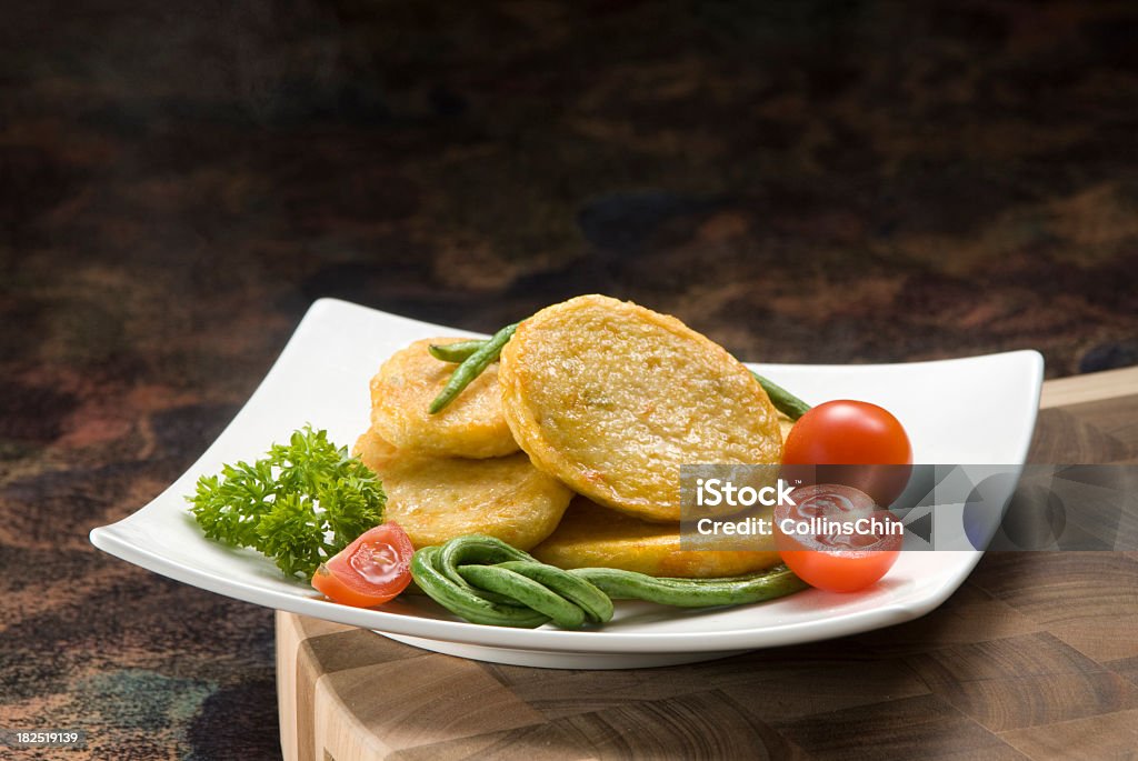 Fisch-Kuchen - Lizenzfrei Bildhintergrund Stock-Foto