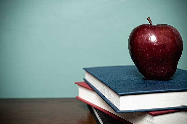 istock School Books and Red Apple 182519830