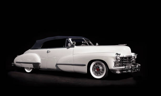 istock antique vintage white convertible american classic automobile 1825211292