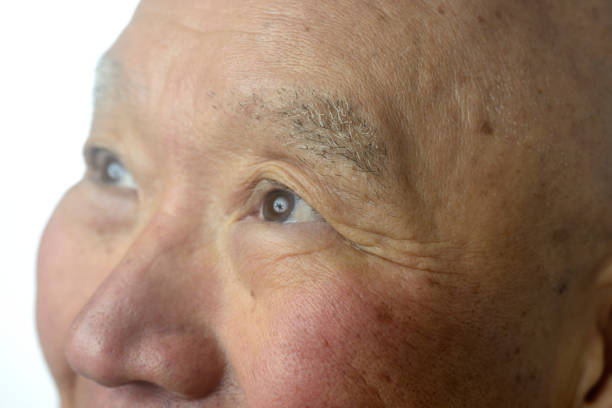 istock Close-up of senior's smile 1825368811