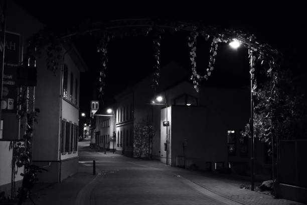 istock Streets of Langenlonsheim in Black and White 1825384199