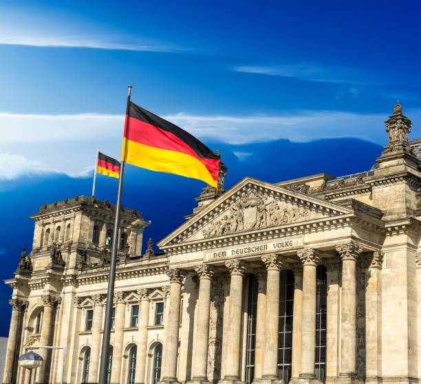 istock German parliament (Reichstag - Bundestag) building in Berlin city 1825397613