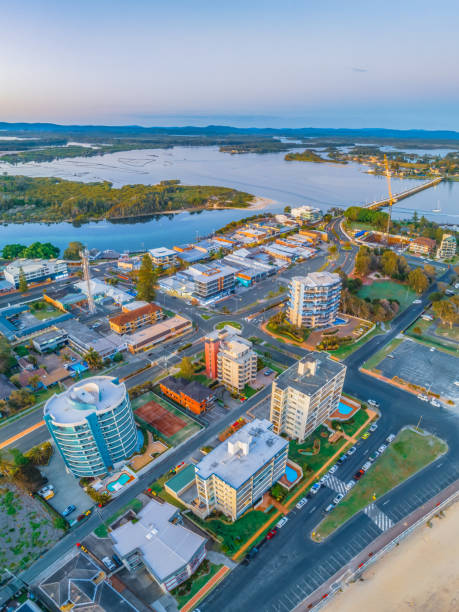 istock Sunrise views over Forster-Tuncurry from Forster Beach 1825481870
